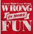thumbnail image 2 of Wrong More Fun Rebellious Gym Workout Zip Up Hoodie Men's Women's Brisco Brands L, 2 of 6