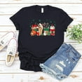 thumbnail image 6 of French Bulldog Christmas Holiday Coffee T-Shirt, 6 of 7