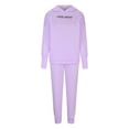 thumbnail image 3 of HAPIMO Savings Two Piece Sport Suit for Women Casual Solid Color Thick Hooded Sweatshirt+Jogger Sweatpant Fall Fashion Sets Purple M, 3 of 6