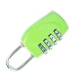 thumbnail image 1 of Kenally Office 4-digit Combination Lock Camping Business Locker Trip Accessories Suitcase Luggage Security Gate Door Resettable Padlock Herramientas y ferretería Verde, 1 of 6