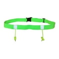thumbnail image 2 of Cinturón para r y triatlón, a para pechera, riñonera ajustable reflectante, soporte para babero, cinturón de día para motocicleta de verano , Verde, 2 of 8