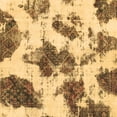 thumbnail image 1 of Ahgly Company Indoor Square Abstract Brown Modern Area Rugs, 7' Square, 1 of 4