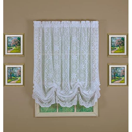 

Hopewell Lace Balloon Shade White 59W X 63L