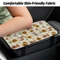 thumbnail image 3 of Yuyamidu Highland Cow Car Center Console Armrest Protector Chicken Car Arm Rest Cover Pad Sunflower Automoblie Armrest Cover Cushion Accessories for Most Cars Sedan Truck, 3 of 7