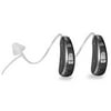 Pack of Two Hearing Aid Amplifier BHA-902 with "Smart" Noise Cancelling, Silver