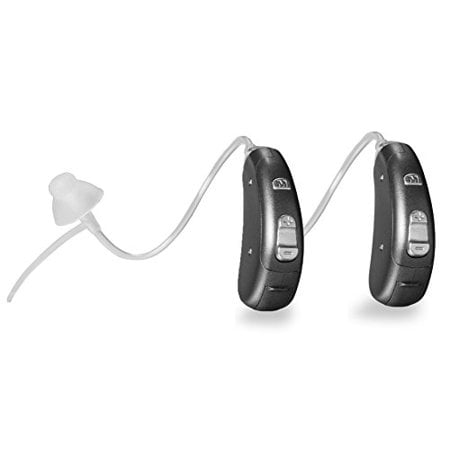 Pack of Two Hearing Aid Amplifier BHA-902 with "Smart" Noise Cancelling, Silver