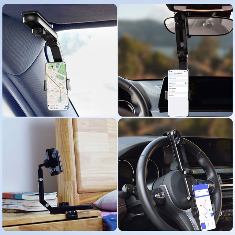 EEEkit Rearview Mirror Car Phone Holder, 360° photo 6