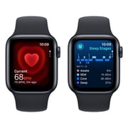 Restored Apple Watch SE (2nd Gen) [GPS + Cellular] Smartwatch with 40mm Midnight Aluminum Case with Ink Sport Loop. Fitness & Sleep Tracker, Crash Detection, Heart Rate Monitor