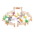 thumbnail image 1 of 15x animales de granja en miniatura, modelo de decoración, adornos, de animales, Kit de bricolaje para jardín, juguete de aprendizaje Zulema Figuras de granja, 1 of 8