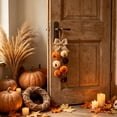 thumbnail image 6 of YingYouFu Thanksgving Fall Wall Indoor Decoration for Home, Pumpkin Plush Vine Decoration, Farmhouse Autumn Pumpkin Decor for Fireplace Ornaments, Porch, Wedding,Harvest Festival Farmhouse Decor, 6 of 7