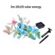 thumbnail image 1 of Worallymy Luces de cadena solares de Navidad Jardín de Navidad Valla Iluminación exterior Lámparas de decoración 5m 20LEDs Worallymy JD735805001, 1 of 7