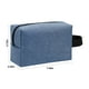 thumbnail image 3 of Neceser de viaje impermeable para mujer y hombre, plegable, con asa, organizador de tela Oxford, 19 x 7,5 x 12 cm, disponible en negro, azul, gris y azul oscuro., 3 of 7