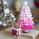 thumbnail image 5 of Kit de bricolaje de palos retorcidos para árbol de Navidad, oso de color degradado, tejido, regalo de cumpleaños para niños, 5 of 7