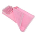 thumbnail image 5 of Pink Dotted Bedding Set Pillow, Mattress & Comforter for Doll Decor, 5 of 8