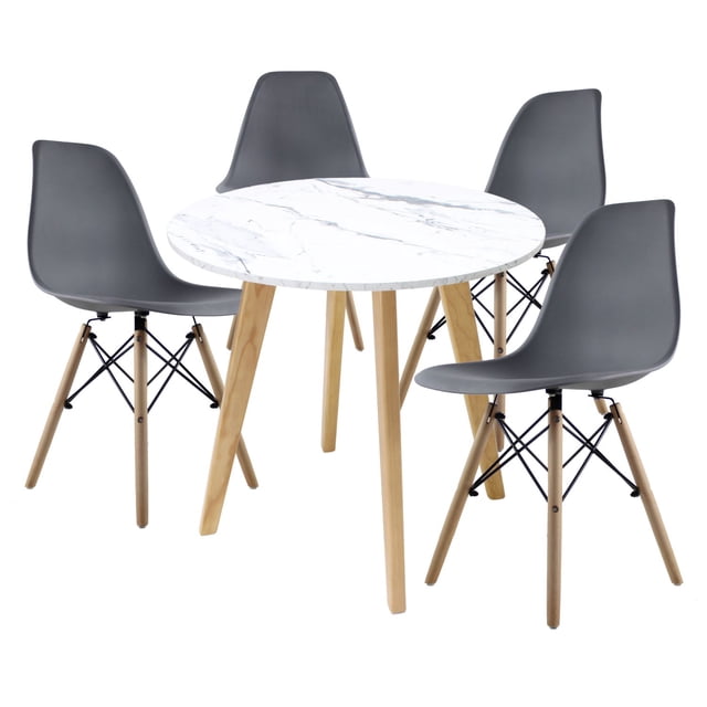 Mesa Frankfurt 80 con 4 Sillas Oslo