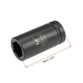 thumbnail image 2 of Uxcell Deep Impact Socket 3/4" Drive 23mm 6Point Chrome Molybdenum Steel Black, 2 of 5