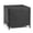 Black, variant on Hassch Outdoor PE Wicker Side Table with Storage, 27-Gallon All-Weather Rattan Square Patio Table with Lift-Off Lid, for Decks, Balconies, Poolside (Gray)