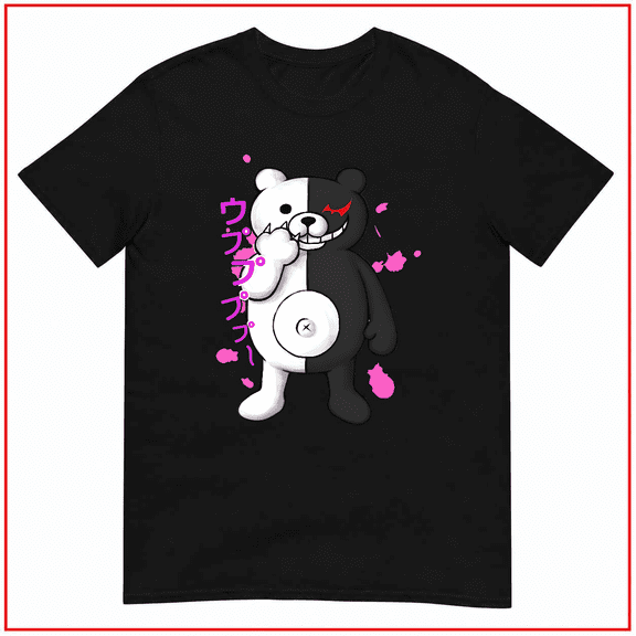 Monokuma Danganronpa Bear Graphic For Anime Game Fans Unisex T Shirt V16227 Size S-5XL