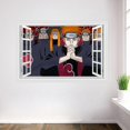 thumbnail image 1 of Pegatina de pared 3D de Naruto Uchiha Itachi Shippuden, decoración del hogar, calcomanías de anime de 60x90cm Afortunado Sencillez, 1 of 4