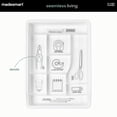 thumbnail image 4 of Madesmart 12-Compartment Junk Drawer Organizer with Sliding Top Tray, Multipurpose Storage Bin Solution for Kitchen, Office, Bathroom, White, A Practical Choice for Kitchen Organization, 4 of 9