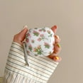 thumbnail image 2 of for Samsung Galaxy Buds 2 pro/Buds 2/Buds Live/Buds pro/Fan Edition(FE) case with Cute Rose Flower Pattern and Keychain Accessory,Hard Cover for Women Girls (Pink), 2 of 16