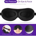 thumbnail image 2 of Máscara para ojos NQ Máscara para dormir cómoda y liviana opaca transpirable con correas de hombro ajustables, 2 of 4
