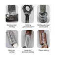 thumbnail image 3 of Varillas de soldadura de aluminio, alambre de soldadura con núcleo fundente, alambre de soldadura universal para metal de 1,6 mm, varilla de soldadura universal para baja temperatura, A, 3 of 4