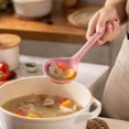 thumbnail image 5 of Silicone Soup Ladle with Long Handle and Heat Resistant Design, Single Piece, Pink, for Non-Stick Cookware, Kitchen Cooking Utensil, 5 of 5