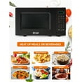 thumbnail image 5 of COMMERCIAL CHEF 0.7 cu. ft. Countertop Microwave Oven, Black, 5 of 8