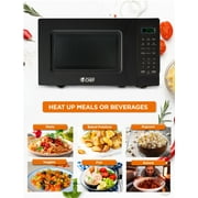 COMMERCIAL CHEF 0.7 cu. ft. Countertop Microwave Oven, Black