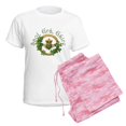 thumbnail image 6 of CafePress - Life, Love, Laughter Women's Light Pajamas - Women's Short Sleeve Print T-Shirt and Pants Light Cotton Pajama Set, 6 of 7