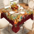 thumbnail image 1 of Fall Square Tablecloth, Square Fall Tablecloth 60 Inch, Autumn Pumpkin Thanksgiving Tablecloth Square, Fall Table Cover Square, 1 of 5