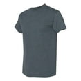 thumbnail image 2 of Men Heavy Cotton Multi Colors T-Shirt Color Dark Heather Large Size, 2 of 5