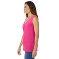 thumbnail image 3 of Woman Within Plus Size Perfect Sleeveless Shirred V-Neck Tunic, 3 of 6