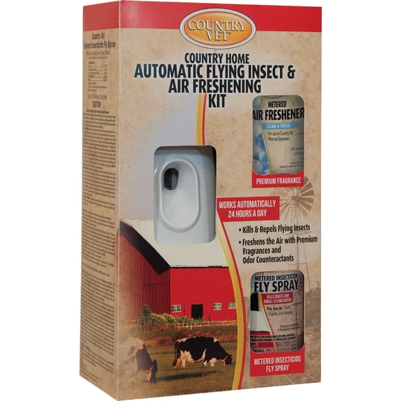 Country Vet Equine Automatic Flying Insect Control Kit (Case of 1)