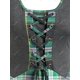 thumbnail image 3 of Camiseta de Falda de Encaje de Cuadros de Talla Grande Rosegal  Mangas largas de talla grande, 3 of 5