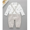 thumbnail image 2 of StylesILove Sailor Boat Print Faux Suspender Formal Wear Baby Boy Romper (12-18 Months, Grey), 2 of 7