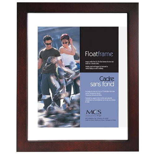 MCS 16x20 Wood Floating Picture Frames - Walnut