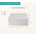 thumbnail image 6 of LAMINET 6 Piece Quilted Dinnerware Storage Starter Set - Includes 4 Plate Cases, 1 Cup Case & Platter Case - White 6400AC-FBM, 6 of 8