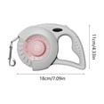 thumbnail image 3 of Retractable Dog Leash 9.84ft Anti-Slip Handle One Button Brake Lock Nylon Tape Leash for Small Medium Dogs Walking Training, 3 of 6