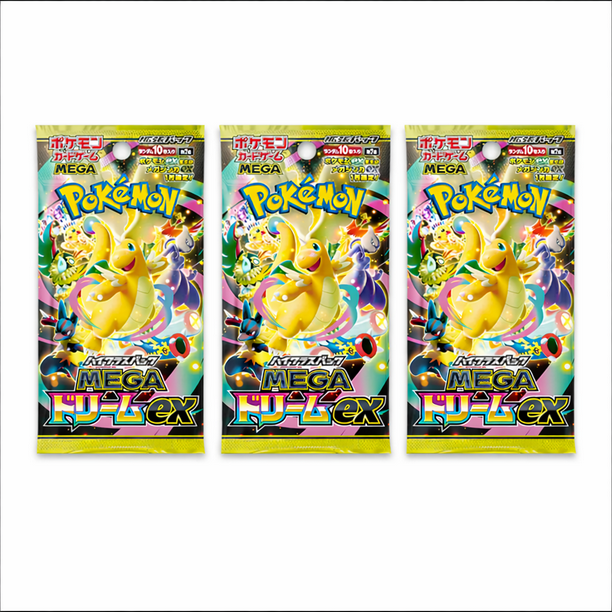 Pokemon TCG Japanese: Mega Dream ex (m2a) Booster Pack X3 - Walmart.ca