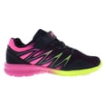 thumbnail image 2 of Fila Fantom 8 Strap Girls Shoes Size 6.5, Color: Black/Pink/Yellow, 2 of 5