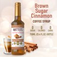 thumbnail image 2 of Matteo's Sugar Free Coffee Flavoring Syrup, Brown Sugar Cinnamon, 2 of 5