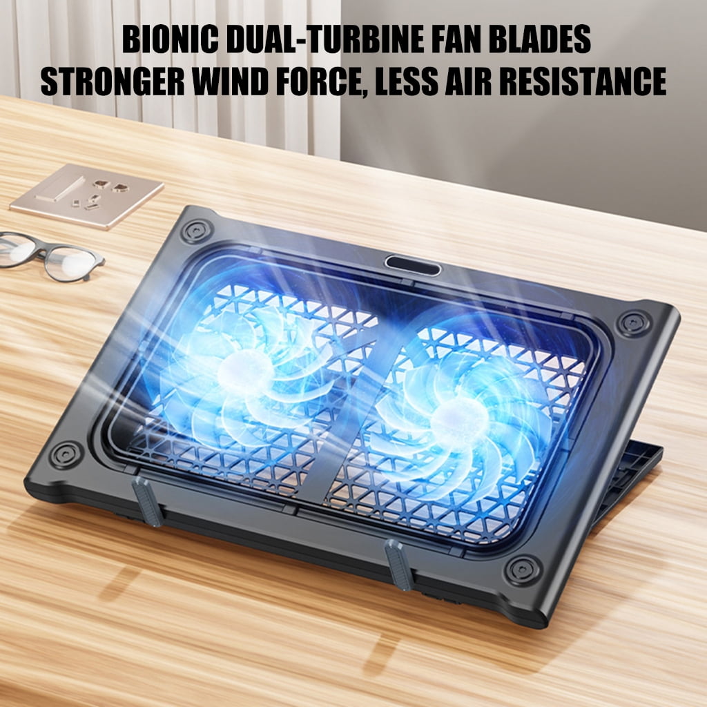 Ergonomic Laptop Stand with Cooling Function Adjustable Angle and Height for 13 to 17 Inch Notebooks Foldable Design