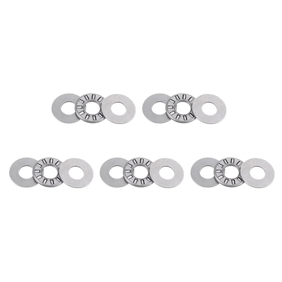 Unique Bargains NTA512 Thrust Needle Roller Bearing with Washers 5/16' Bore 3/4' OD 5/64' Width 5pcs