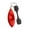 Red, variant on Kayak Keychain with Paddle, 3D Mini Boat Keyring for Water Sports Lovers, Cute Canoe Charm for Keys, Backpack, and Bags, Outdoor Adventure Gift for Kayakers and Campers