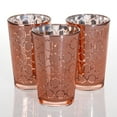 thumbnail image 2 of Richland Rose Gold Hexagonal Glass Holders-Large Set of 6, 2 of 2