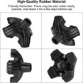 thumbnail image 5 of Cane Tip Self-Standing Non-Slip Four-Base 4- Replacement Foot for Cane, Four-Legged Cane Foot Cover,2 PCS, 5 of 5