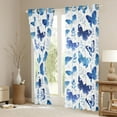 thumbnail image 3 of Feelyou Butterfly Blackout Curtains Set of 2 (52x84 Each), e Leaf Plant Window Curtains, 3 of 6