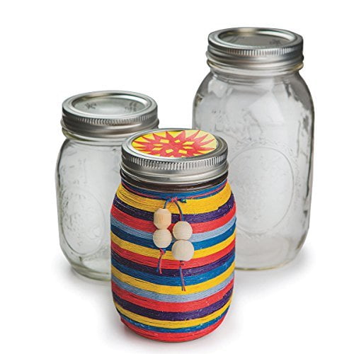 Open Box Jarden Home Brands 62000 Ball Mason Regular Mouth Quart Jars with Lids and Bands, Set of 12